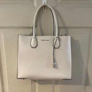 Michael Kors Cream Leather Tote